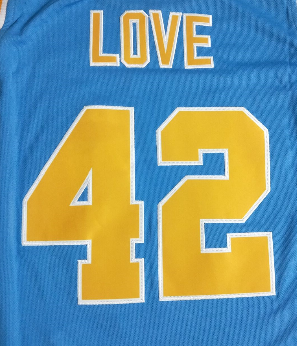 Custom Retro UCLA Basketball Jersey – Add Player Name & Number Blue