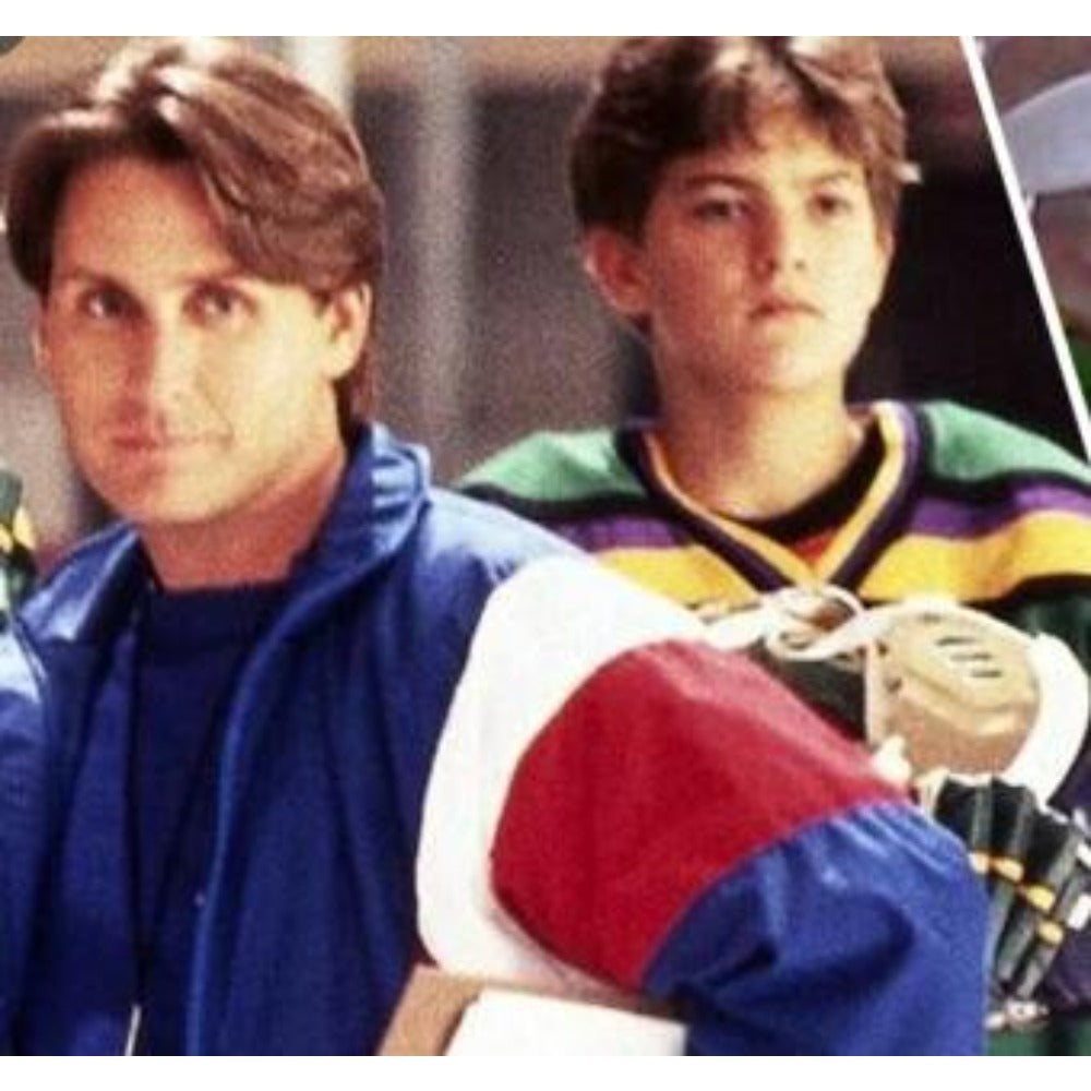 Youth The Mighty Ducks Movie Hockey Jersey #66 Coach Gordon Bombay Kids Size