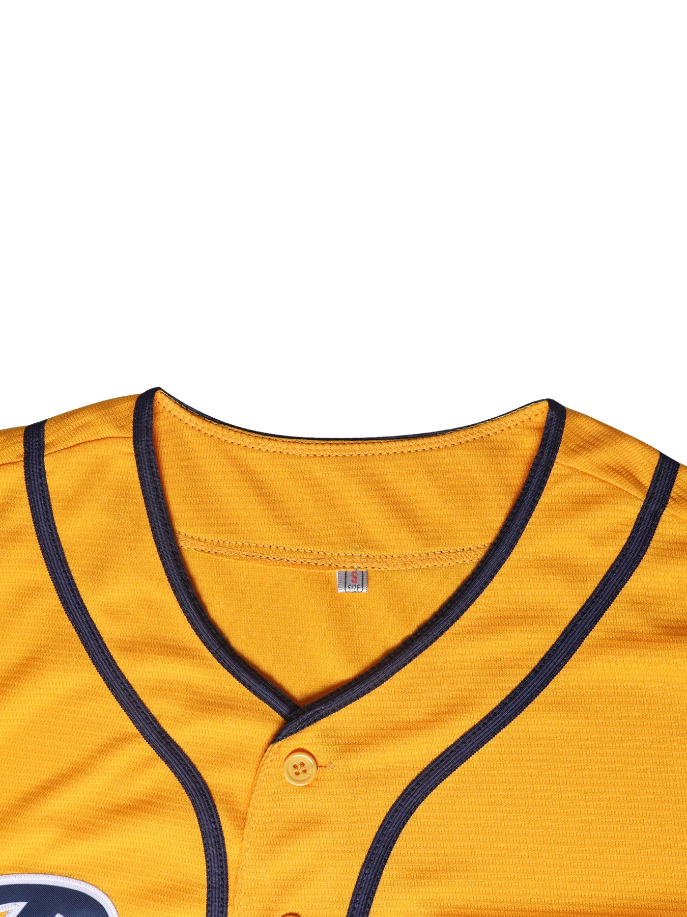 Savannah Bananas #1 Baseball Jersey Yellow Button Up Jersey