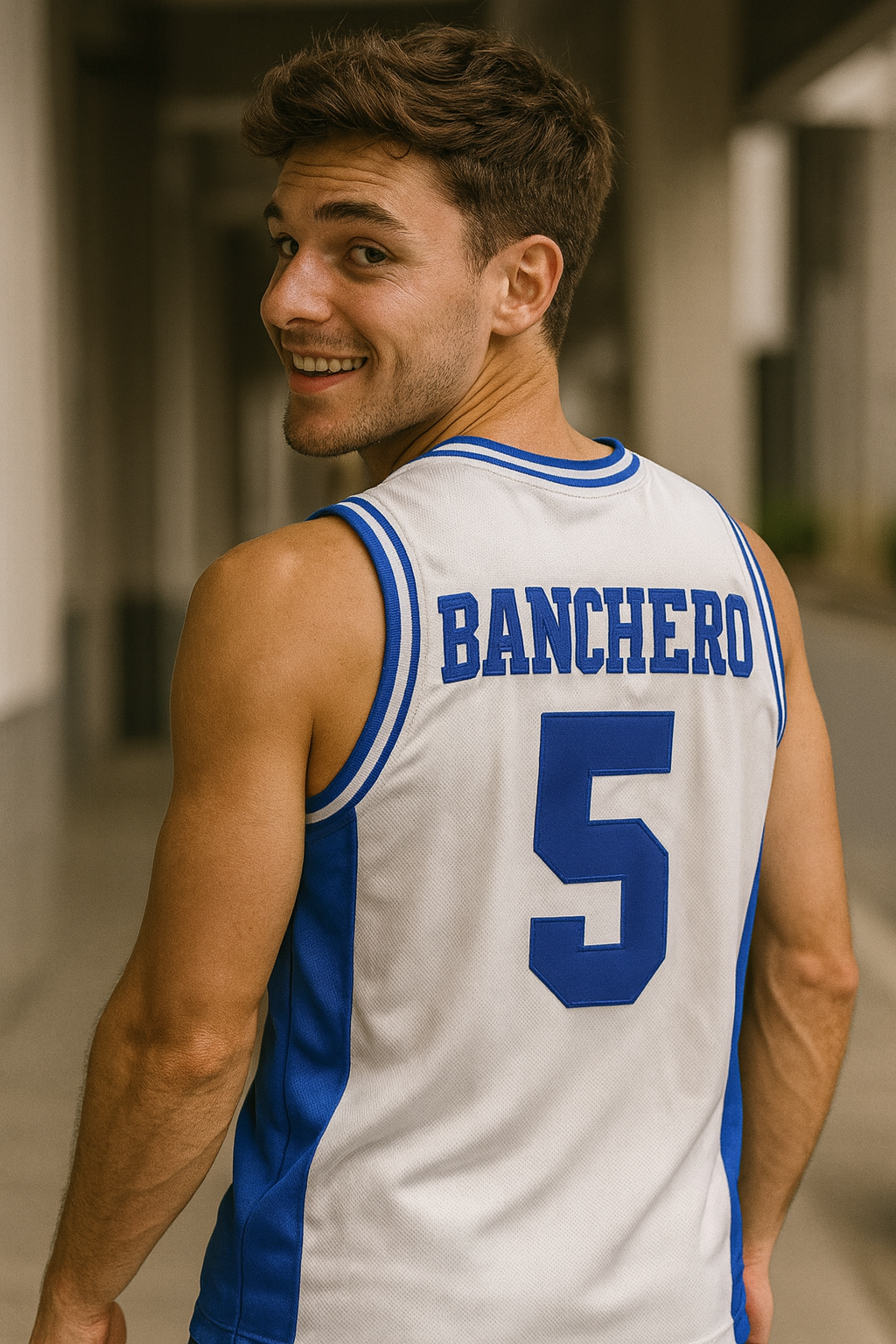 Paolo Banchero #5 Duke College Basketball Jersey -White buymoviejerseys