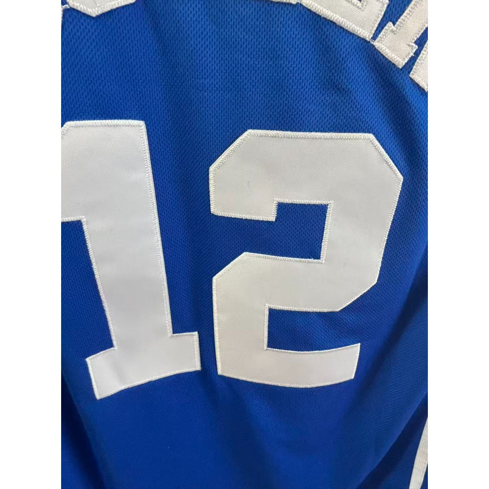 Cameron Boozer #12 Duke College Basketball Jersey -Blue Embroidery