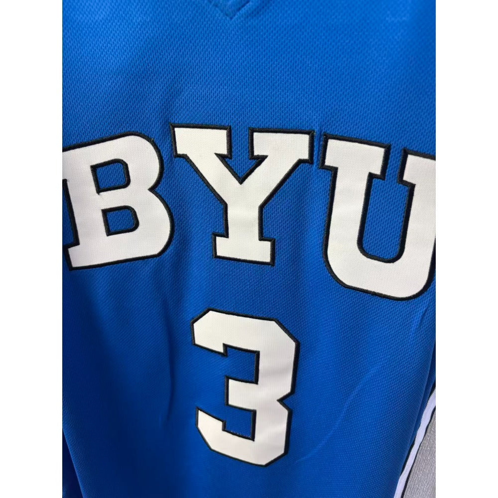 Custom BYU AJ Dybantsa #3 Brigham Young University College Basketball Jersey