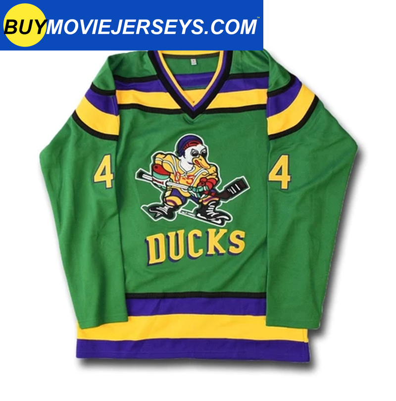 The Mighty Ducks Movie Hockey Jersey Fulton Reed # 44 Defenseman