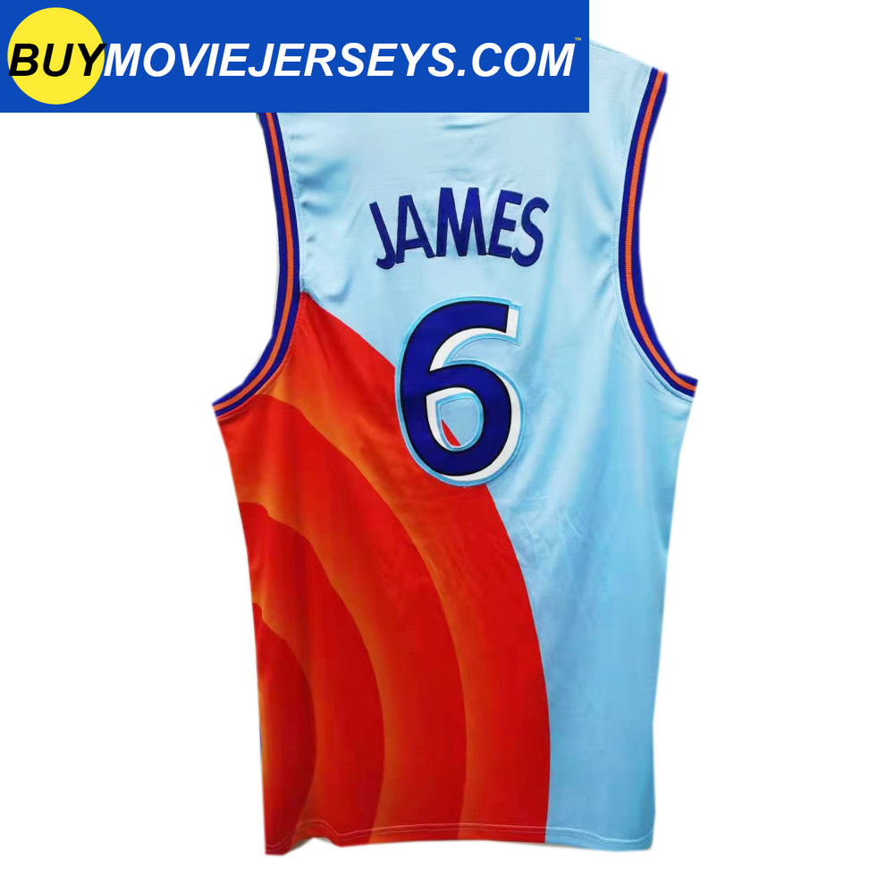Space Jam 2 Movie Basketball Jersey Tune Squad #6 Lebron James #6
