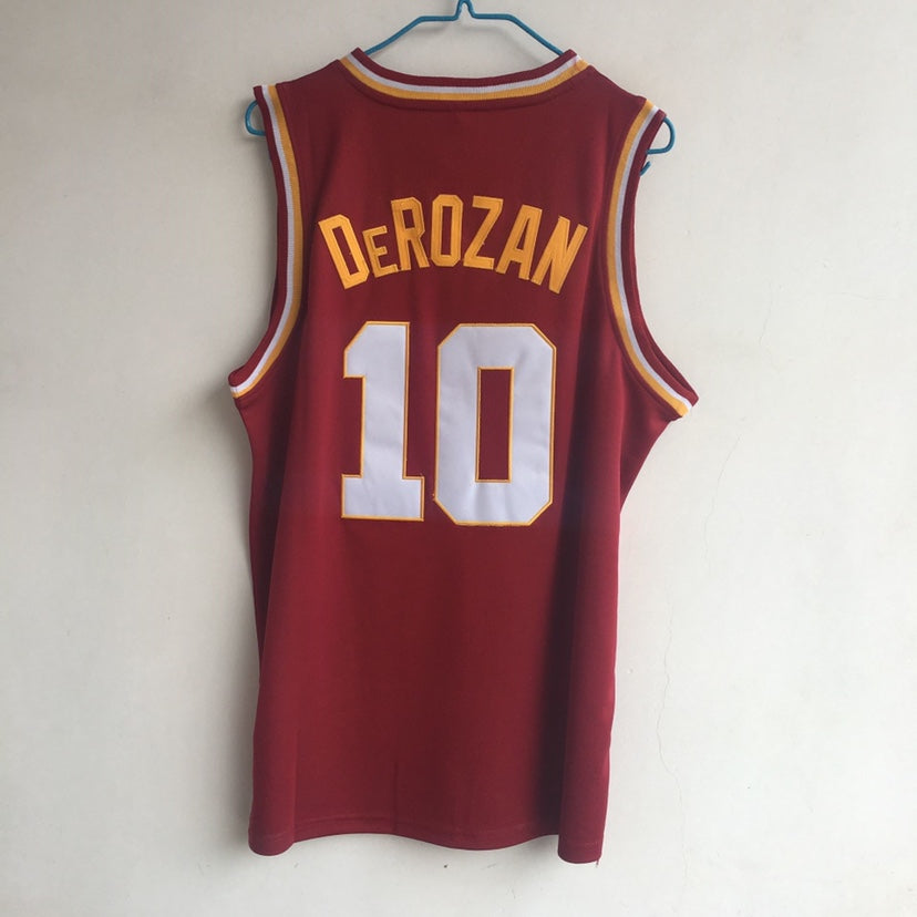 Retro Throwback Demar DeRozan #10 USC Trojans Basketball Jersey
