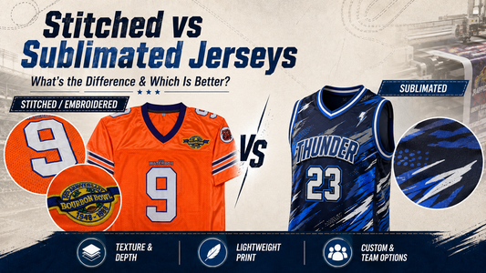 Stitched vs Sublimated Jerseys: What’s the Difference & Which Is Better?