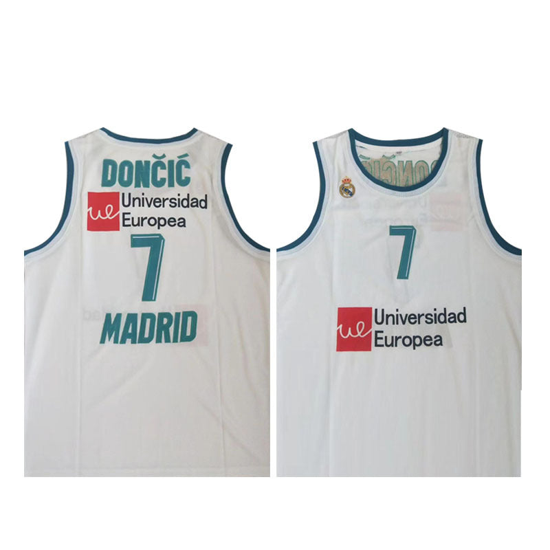 Luka Doncic #7 Real Madrid Euro League Champion MVP Jersey