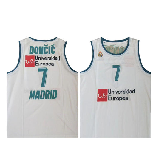 Luka Doncic #7 Real Madrid Euro League Champion MVP Jersey