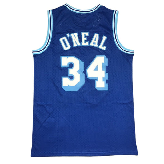 Los Angels #34 Shaquille O’Neal Basketball Jersey – Throwback 1996-97 Stitched Retro