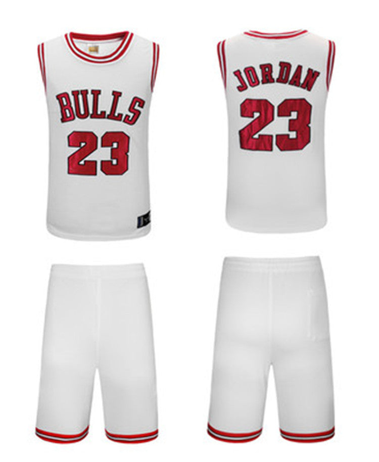 Chicago #23 Jordan Breathable Basketball Jersey Pants Set Embroidery fit for Youth to Adult