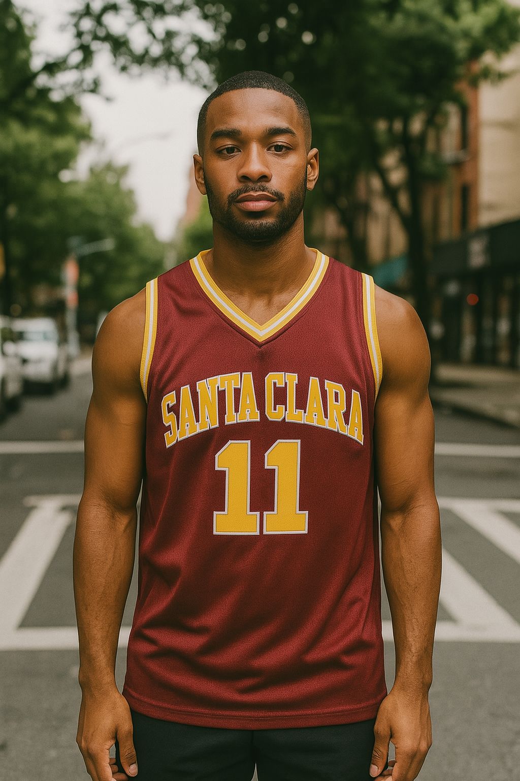 Steve Nash #11 Santa Clara Basketball Jersey