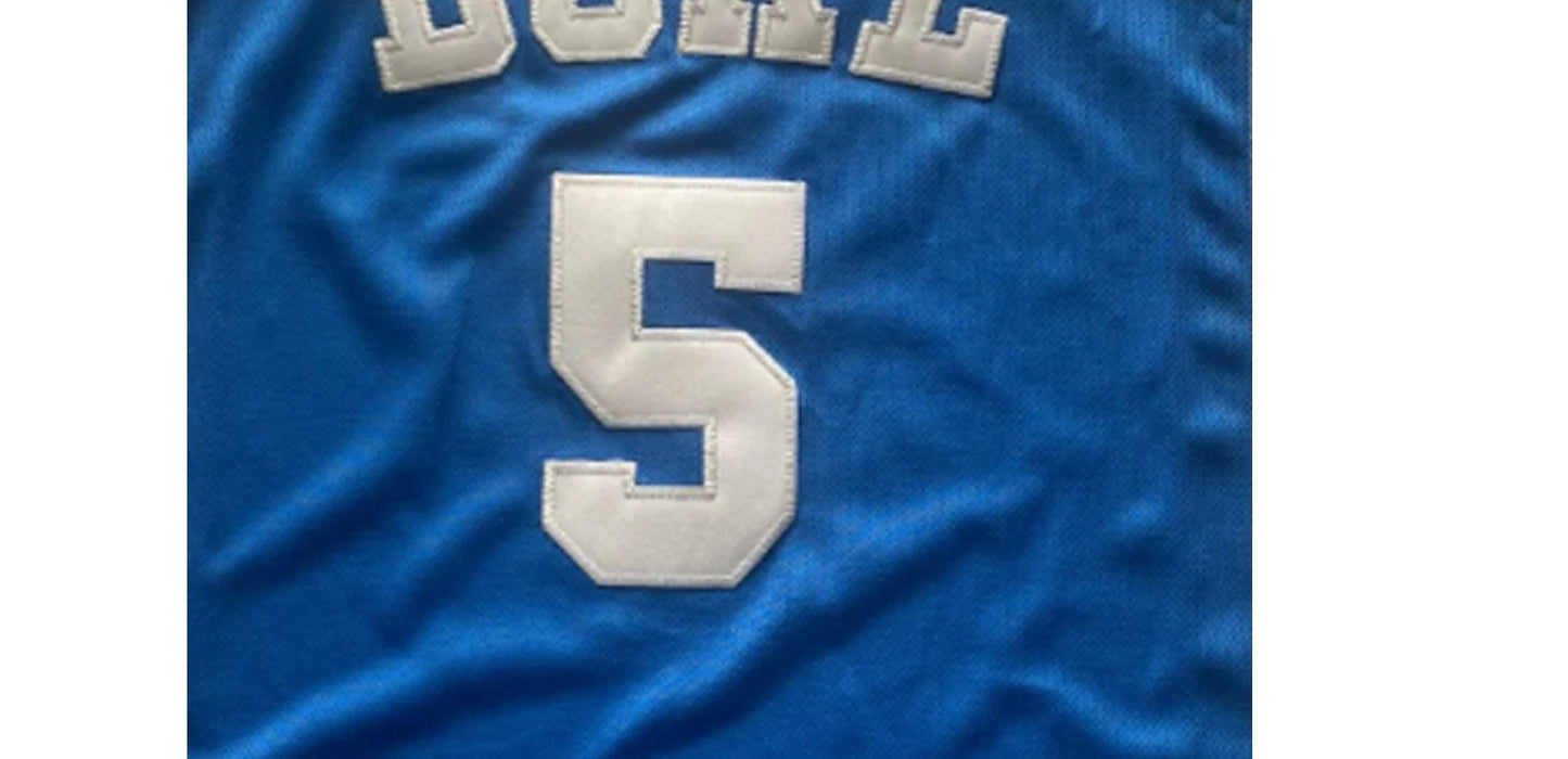 Custom Paolo Banchero #5 College Basketball Jersey -Blue
