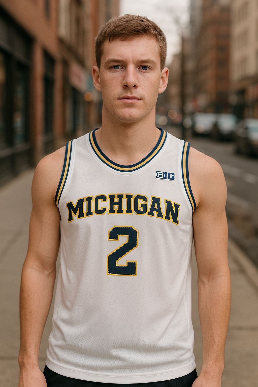 Michigan Wolverines #2 Jordan Poole College Jersey White