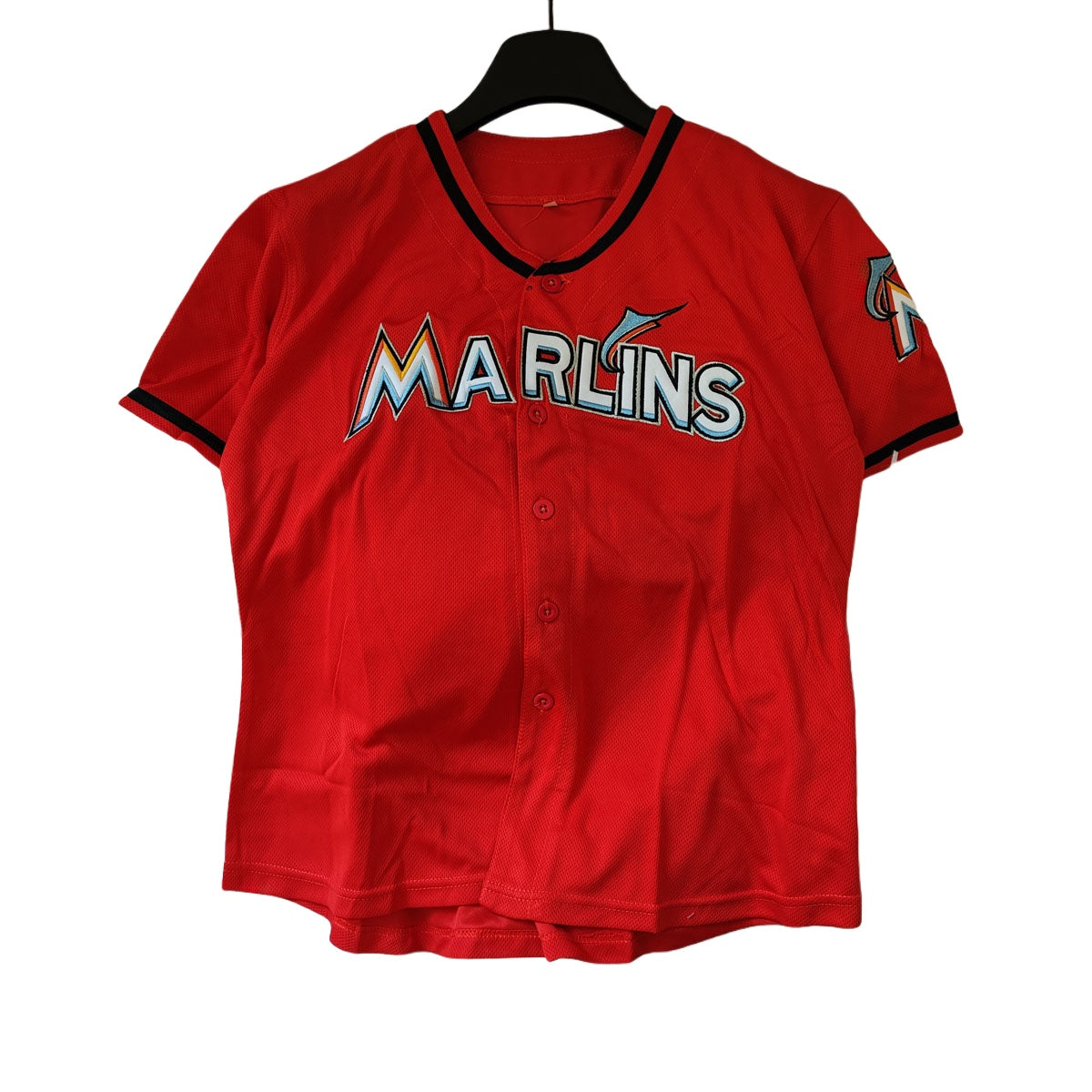 American Youth Baseball Jersey Short-sleeved Embroidered Hiphop Sports Top