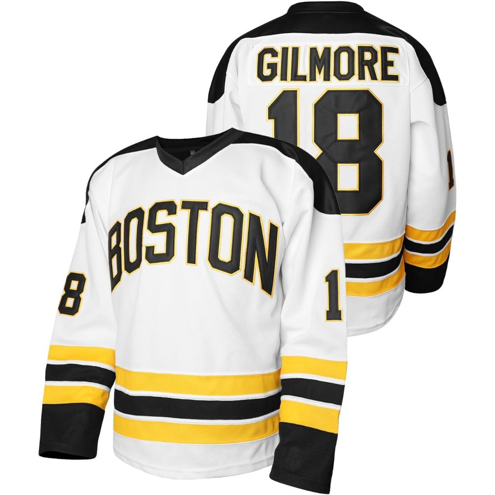 Happy Gilmore #18 Boston Hockey Jersey | BuyMovieJerseys
