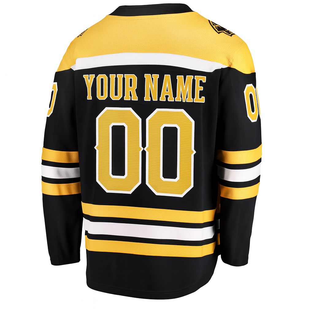 Custom Your Name Your Number Boston Bruins Home Breakaway Jersey Ice Hockey Jersey