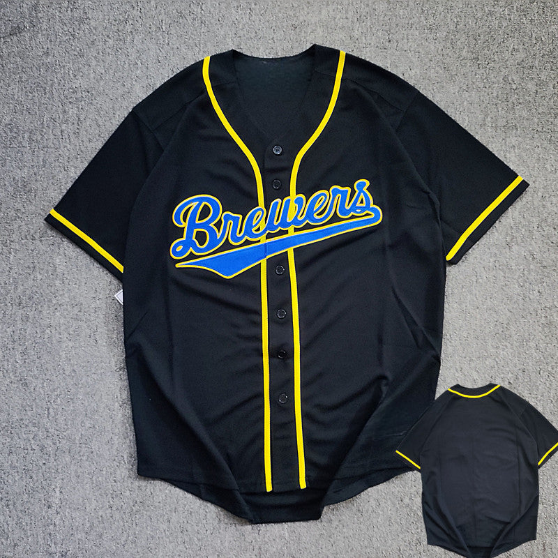 Vintage Milwaukee Brewers Jersey – Stitched Throwback Baseball Shirt