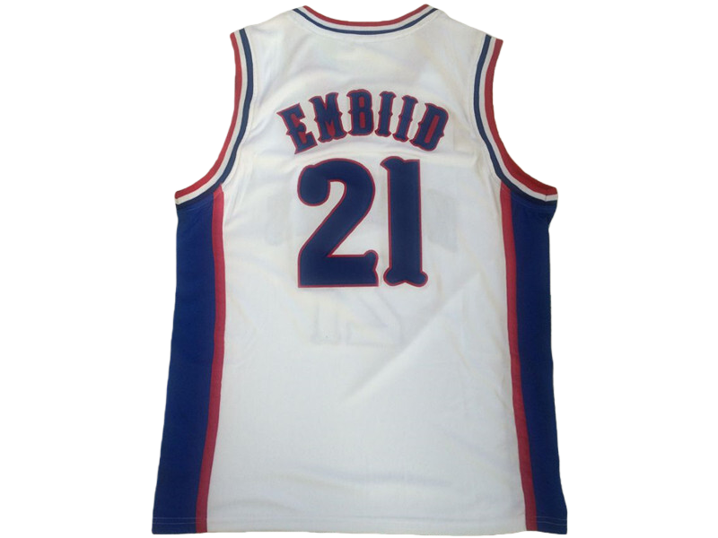 Joel Embiid #21 Kansas College Basketball Jersey