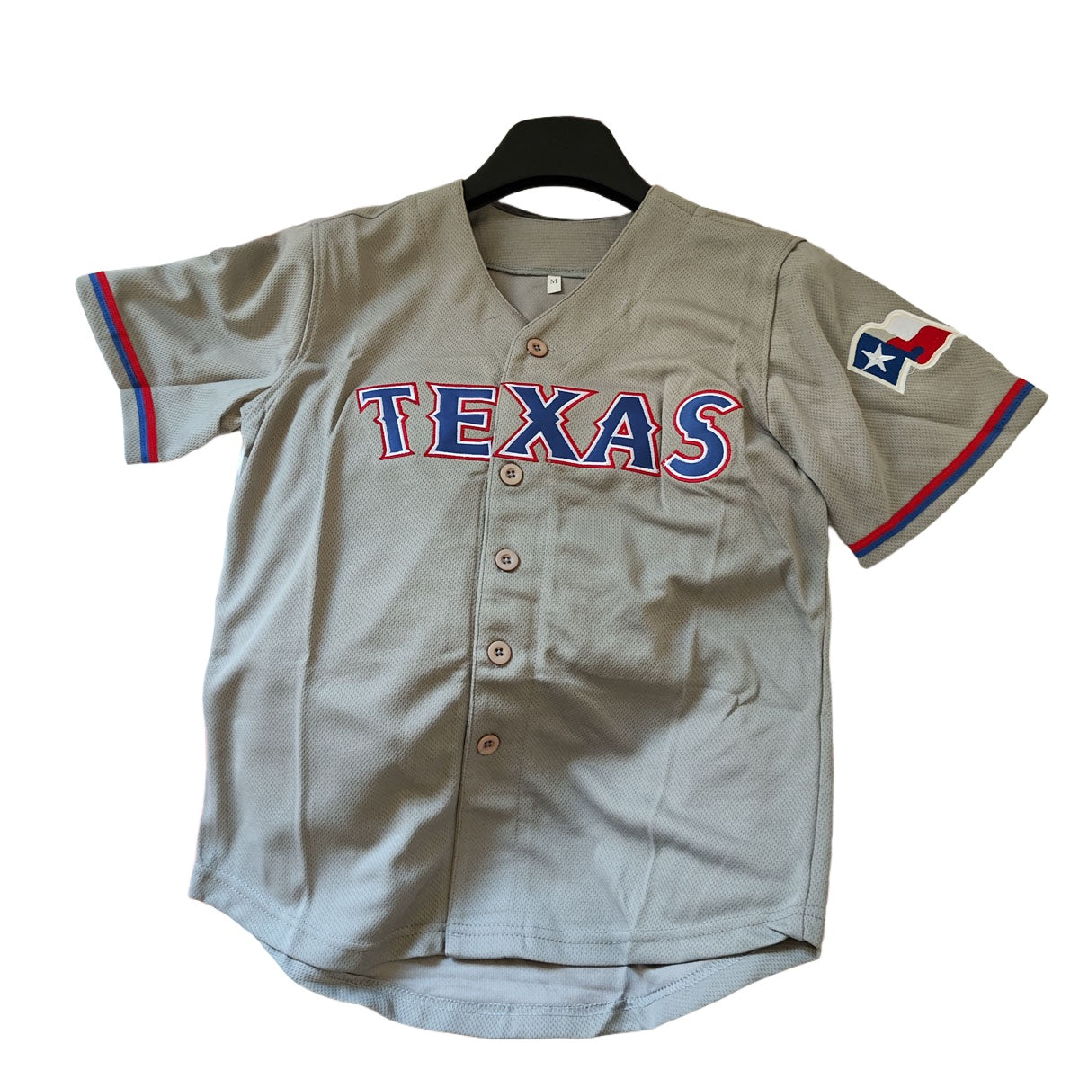 American Youth Baseball Jersey Short-sleeved Embroidered Hiphop Sports Top