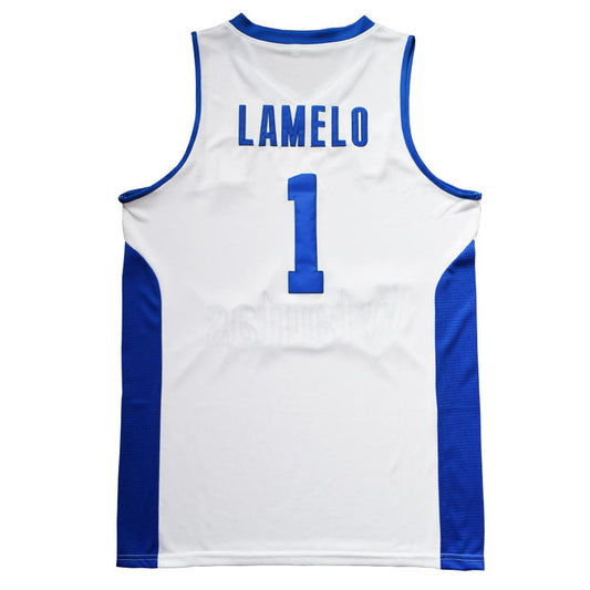 LaMelo Ball #1 LiAngelo  y Ball Brothers Throwback Jersey