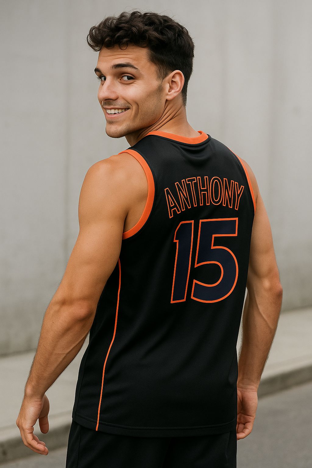 Carmelo Anthony Syracuse #15 Basketball Jersey Black