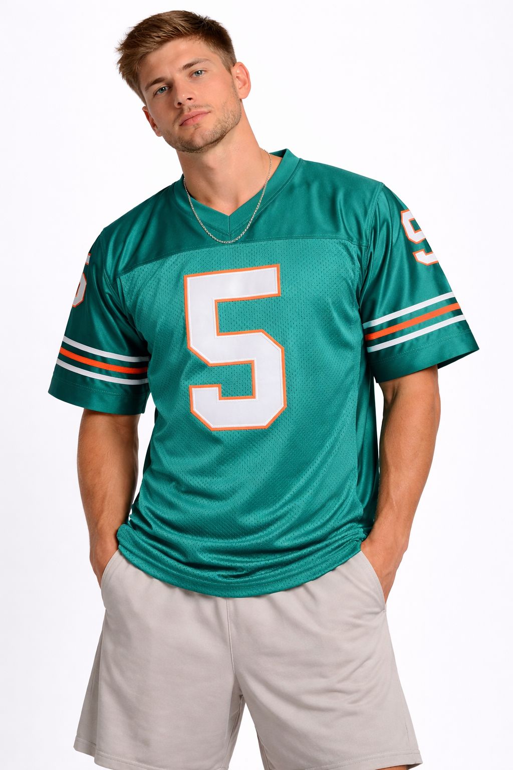 Ray Finkle # 5 Jersey – Ace Ventura Football Movie Throwback