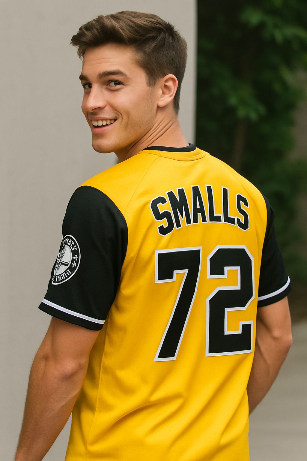 Biggie Smalls #72 Bad Boy Jersey – Yellow Baseball Edition