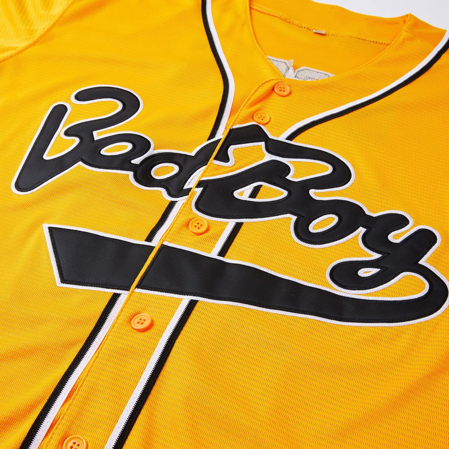 Biggie Smalls Bad Boy Baseball Jersey #10 – Yellow Edition