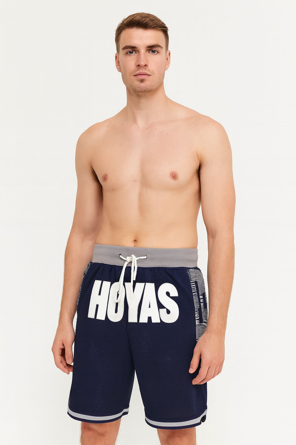 Hoyas Basketball Shorts Sports Pants with Pockets for Daily Wear