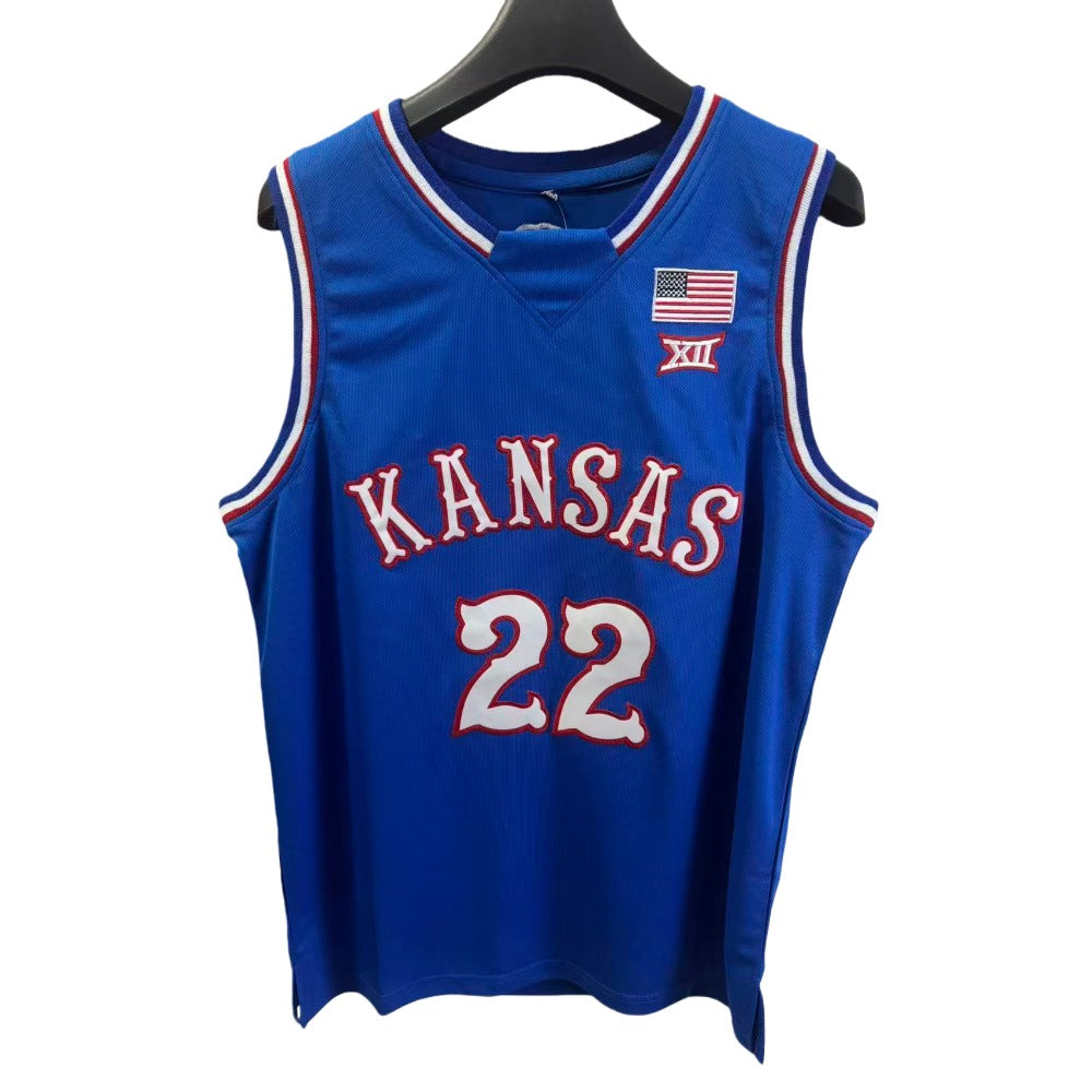 Kansas Jayhawks Darryn Peterson #22 College Basketball Jersey