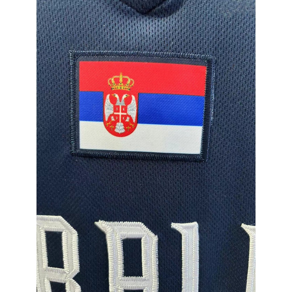 Custom Serbia National Team Nikola Jokić #15 Basketball Jersey Embroidered