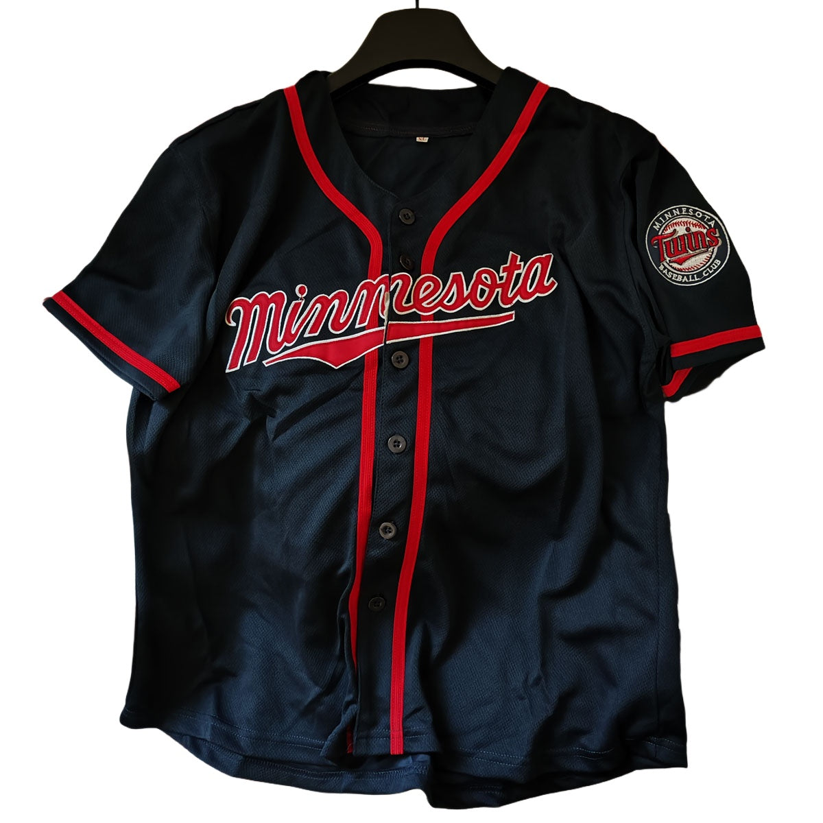 American Youth Baseball Jersey Short-sleeved Embroidered Hiphop Sports Top