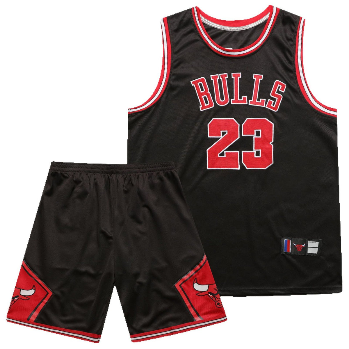 Chicago #23 Jordan Breathable Basketball Jersey Pants Set Embroidery fit for Youth to Adult