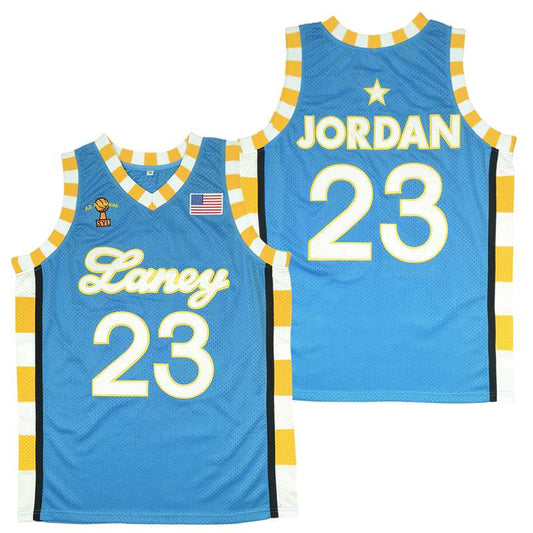 Retro Laney #23 Jordan Throwback Basketball Jersey