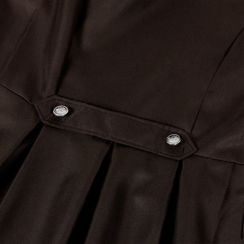 Mens' Steampunk Gothic Long Sleeve Jacket Vintage Medieval Victorian Trench Coat