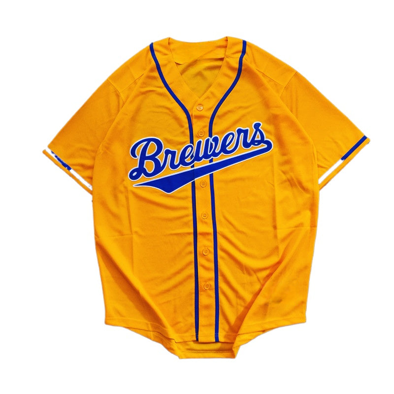 Vintage Milwaukee Brewers Jersey – Stitched Throwback Baseball Shirt