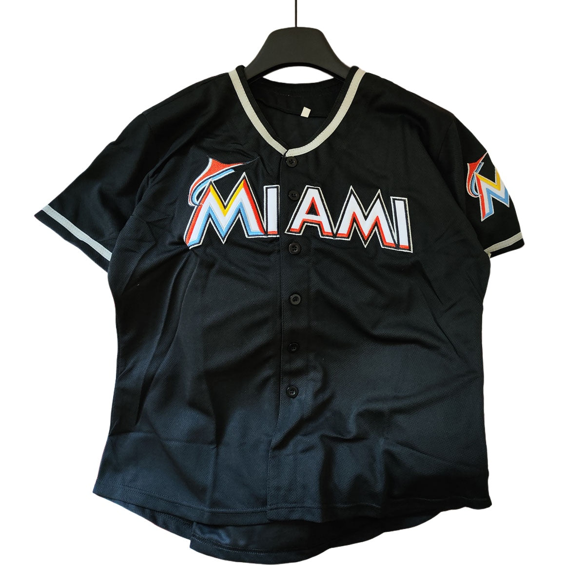 American Youth Baseball Jersey Short-sleeved Embroidered Hiphop Sports Top