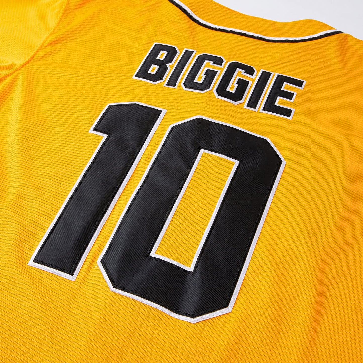 Biggie Smalls Bad Boy Baseball Jersey #10 – Yellow Edition