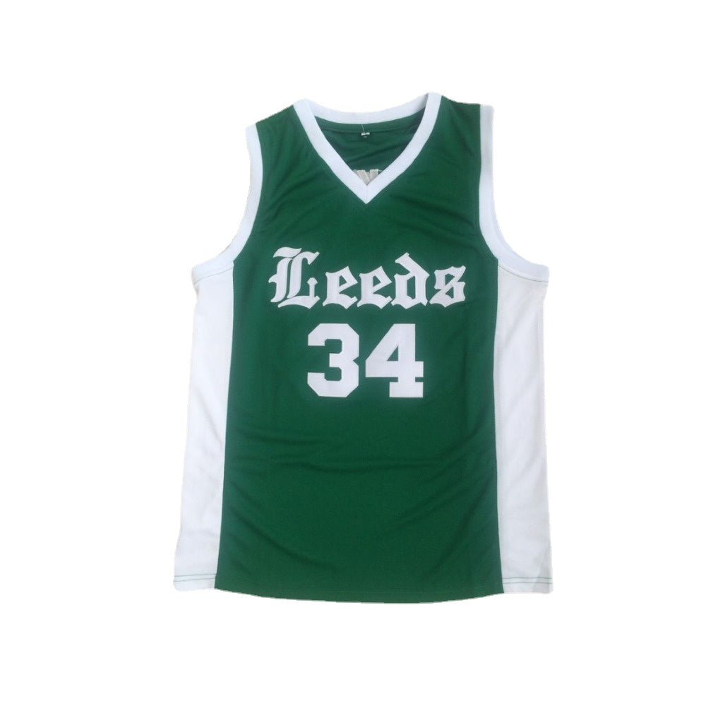 Charles Barkley #34 Leeds High School Jersey – Green Vintage