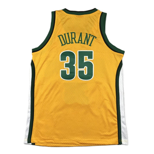 Kids Youth Basketball Jersey Sonic 35 Durant Yellow