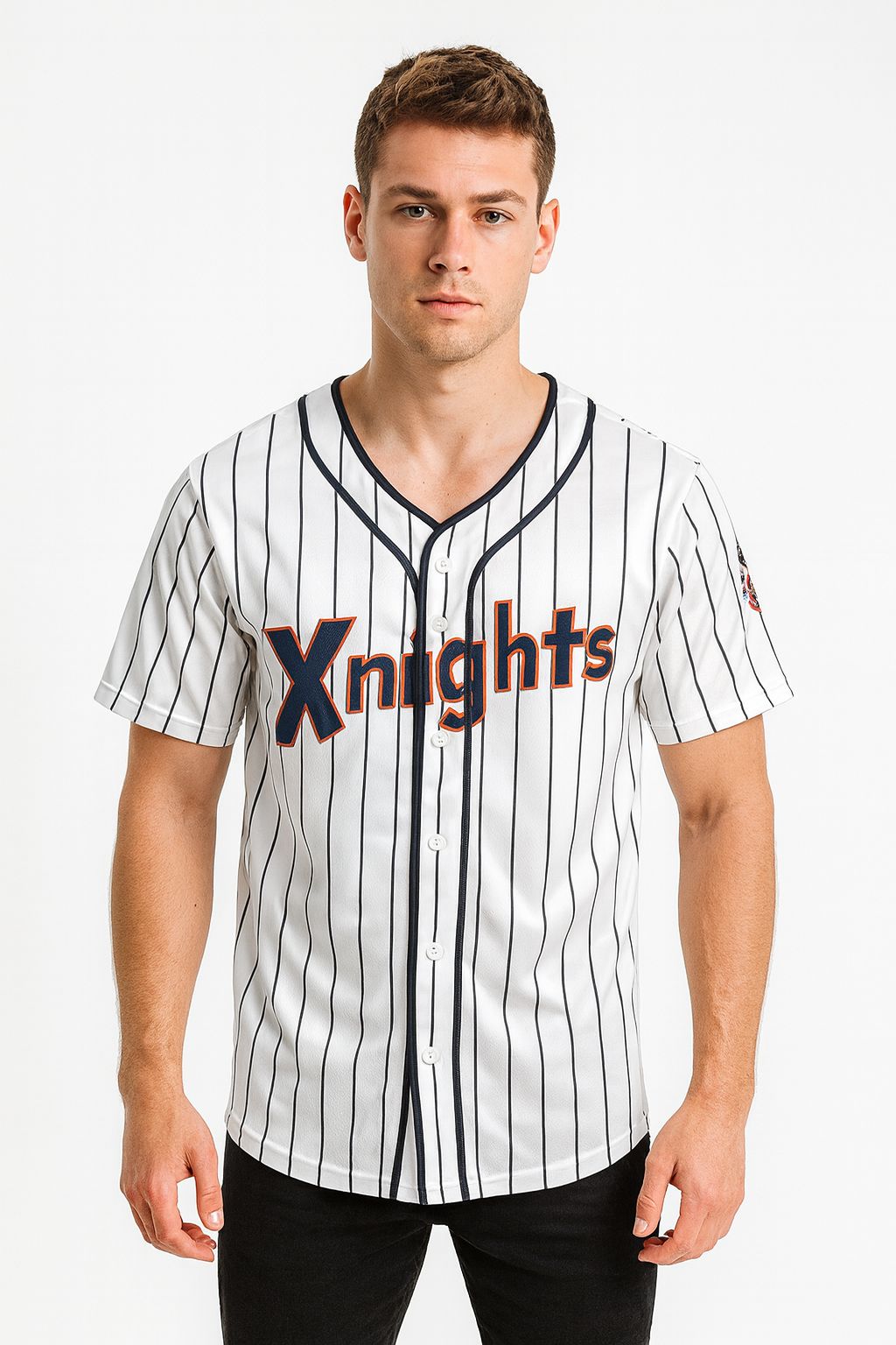 Roy Hobbs #9 The Natural Jersey – Striped Baseball Movie Throwback