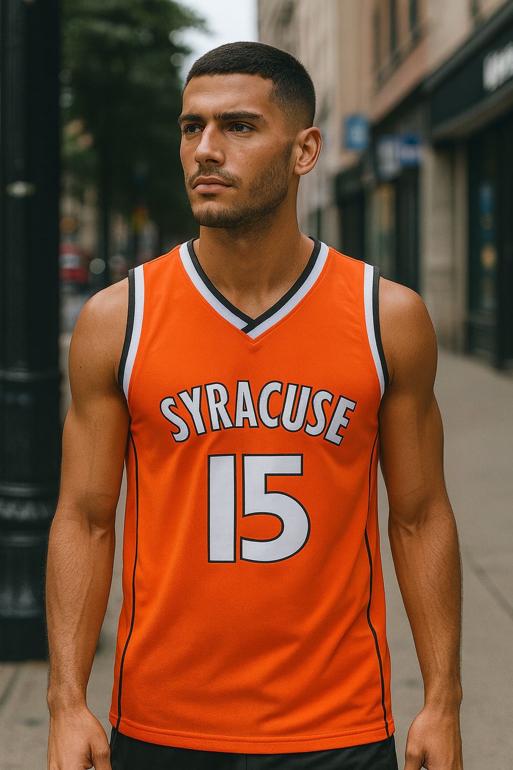 Carmelo Anthony Syracuse #15 Basketball Jersey Orange