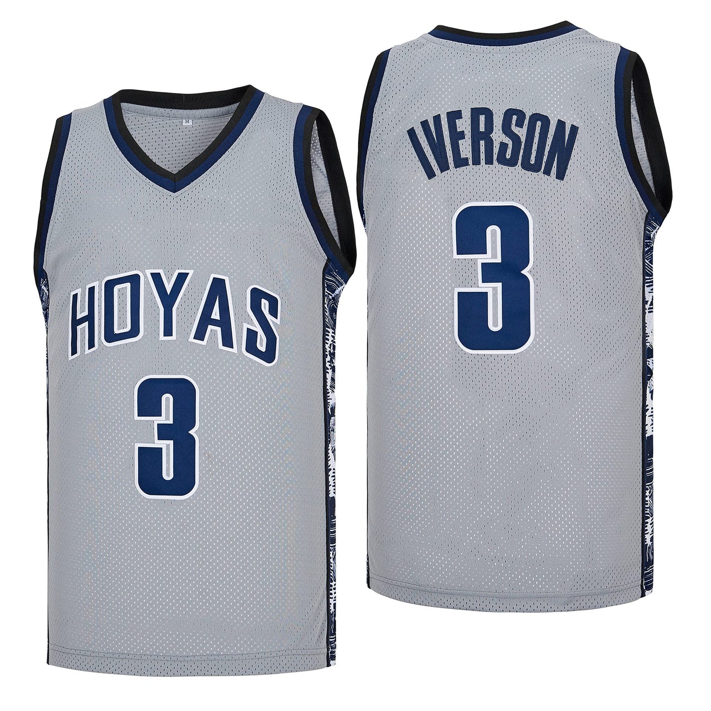 Hoyas Allen Iverson #3 Georgetown University Basketball Jersey