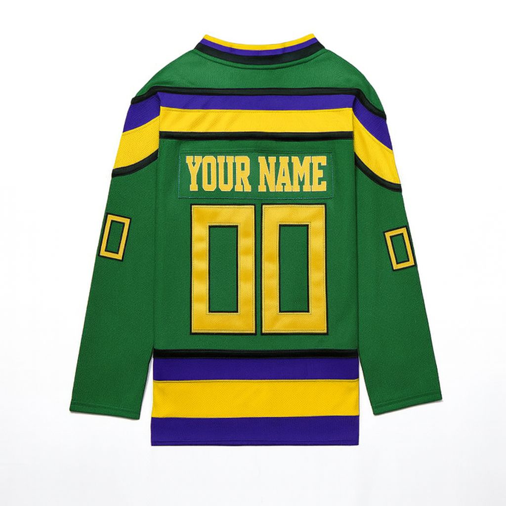 Custom Your Name Your Number The Mighty Ducks Movie Hockey Jersey