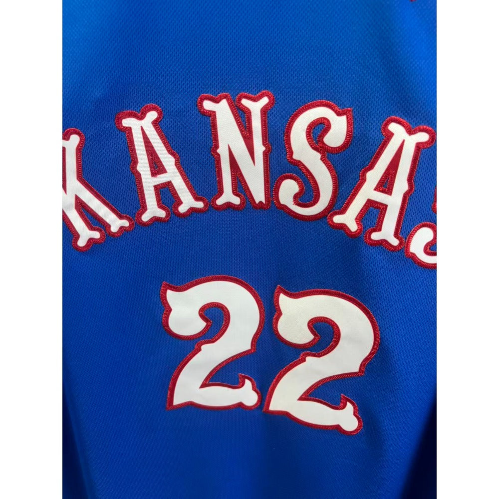 Kansas Jayhawks Darryn Peterson #22 Kansas College Basketball Jersey