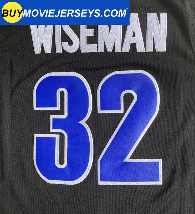 Memphis Tigers #32 James Wiseman Men's Basketball Black Jersey