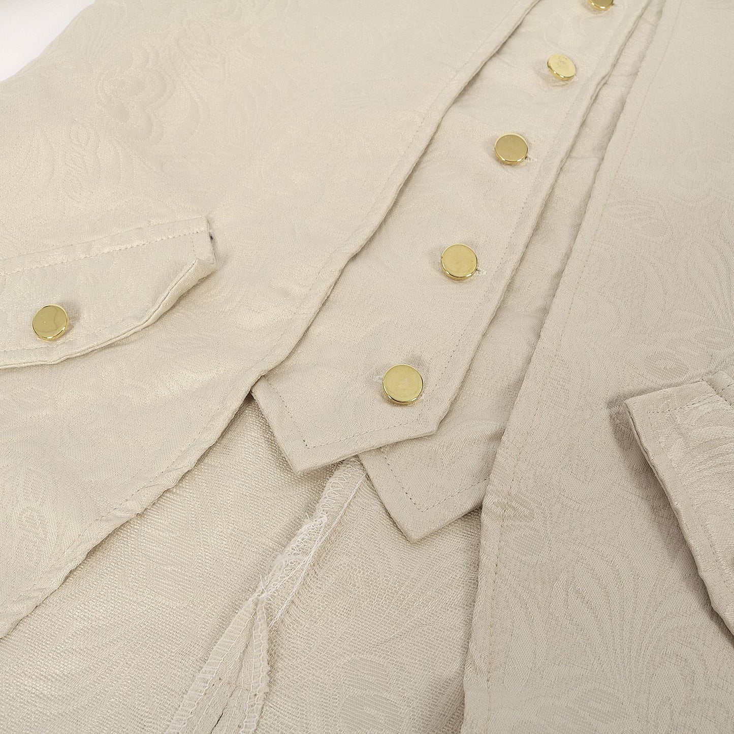 Men's Steampunk Vintage Medieval Tailcoat Jacket Retro Gothic Victorian Frock Coat Uniform Halloween Cosplay Costume