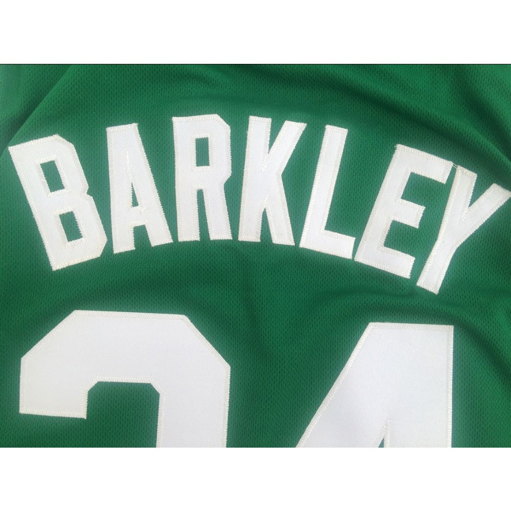 Charles Barkley #34 Leeds High School Jersey – Green Vintage