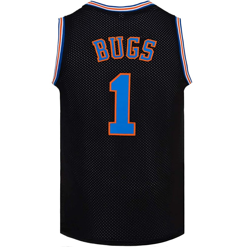 Kids Space Jam Black Basketball Jersey – Jordan, Lola, Bugs, Taz & Tweety