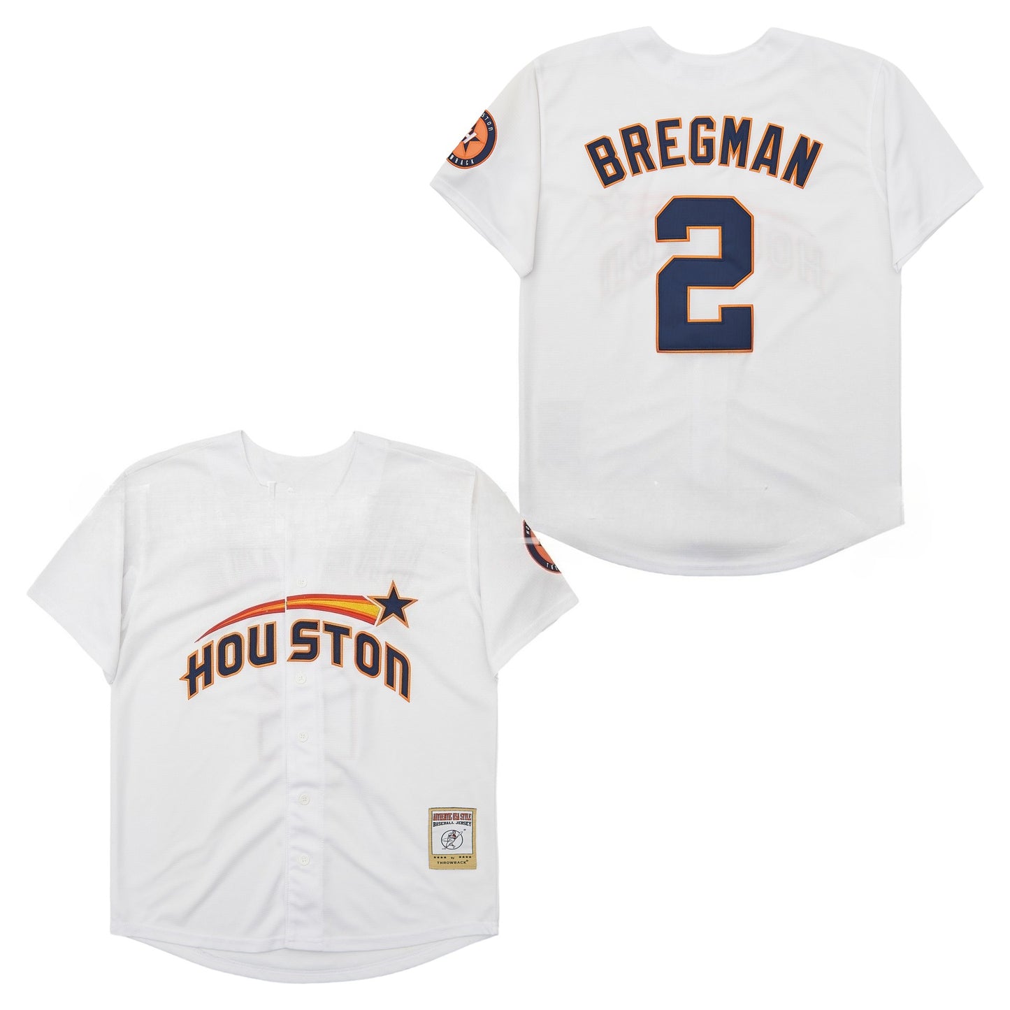 Men's Houston Alex Bregman #2 Baseball Jersey